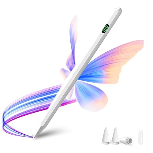 WeCool P2 iPad Pencil, Stylus Pen for iPad with Real-Time Led Power Display, Pencil for iPad 6/7/8/9/10gen, iPad Air 3/4/5/6(M2), iPad Pro 11"/12.9"(M4), iPad Mini 5/6/7, Stylus for iPad 2018 & Later - Image 1
