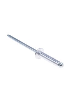 AQSON 4mm x 12mm Alloy Rivets, 100 Pack – Rivets for Metal, Blind Rivet, Dome Head Rivet, Aluminium Body and Steel Mandrel Pop Rivets for Tinplate, Metal Fastening, Leather – Push Rivets  - Image 2