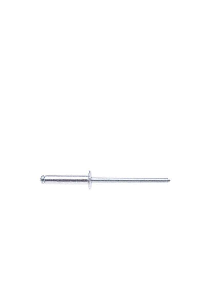 AQSON 4mm x 12mm Alloy Rivets, 100 Pack – Rivets for Metal, Blind Rivet, Dome Head Rivet, Aluminium Body and Steel Mandrel Pop Rivets for Tinplate, Metal Fastening, Leather – Push Rivets  - Image 4