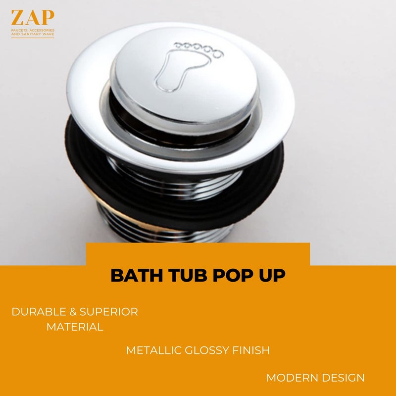 Zap Bath Tub Pop Up With Screw Set1 Pc - Image 2