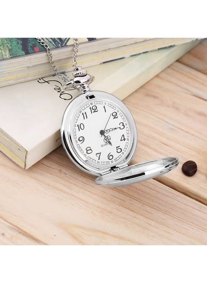 Retro Vintage Analog Pocket Watch ,Quality Style Chain - Image 2