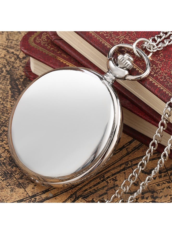 Retro Vintage Analog Pocket Watch ,Quality Style Chain - Image 4