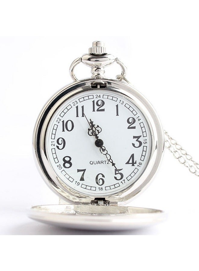 Retro Vintage Analog Pocket Watch ,Quality Style Chain - Image 5