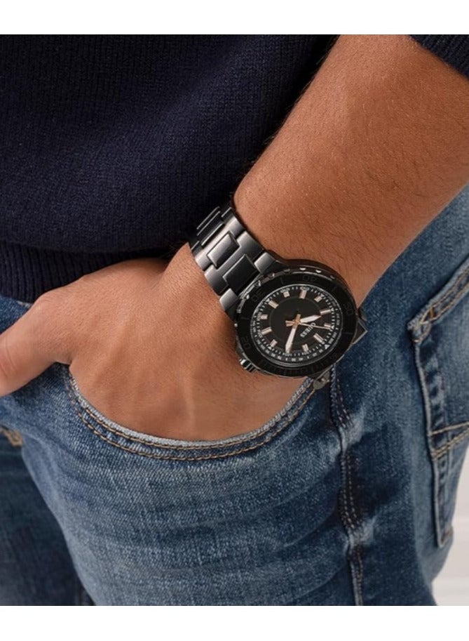 جس ساعة جيس أنالوج سوداء للرجال GW0426G3 - Image 5