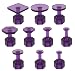 Hyamass Dent Puller Tabs10Pcs Car Body Dent Removal Pulling TabsPaintless Dent Repair Tool Ice Suction Cup Glue Tabs for Automobile Dent Repair Hail Damage Removal Tools Purple - Image 2