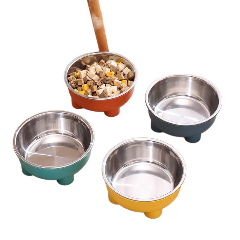 Stainless Steel Pet Bowl with Stable Non Slip Base Feeding Accessory Pet Food Bowl Routine Feeding - Image 3