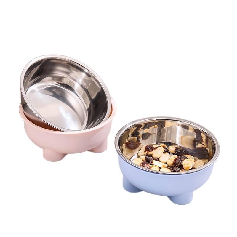 Stainless Steel Pet Bowl with Stable Non Slip Base Feeding Accessory Pet Food Bowl Routine Feeding - Image 5