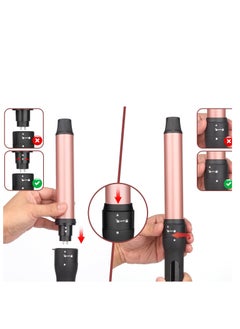 General All-in-one Temperature Control Curl Comb 5-in-1 Curling Iron Large Wave Iron Simple and Easy to Understand British Plug  - Image 4