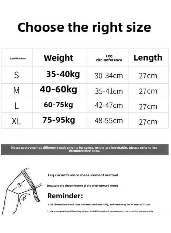 STL 1 Pair Women Men Winter Knee Warmers Winter Knee Brace Sleeve Leg Warmer Wool Cashmere Thicken Knee Supports Knee Pads Legging Stocking Warm Thermal, for Cycling Skiing Running Knee Protector Knee Support Ski Cycling Knee Brace Sleeve for Joint Pain Arthritis - Image 4