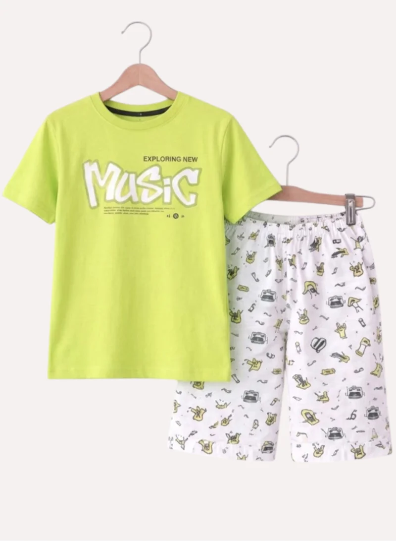 فكتور اند جين Boys’ Multipack – Graphic T-Shirts & Shorts Set (4 Pack)