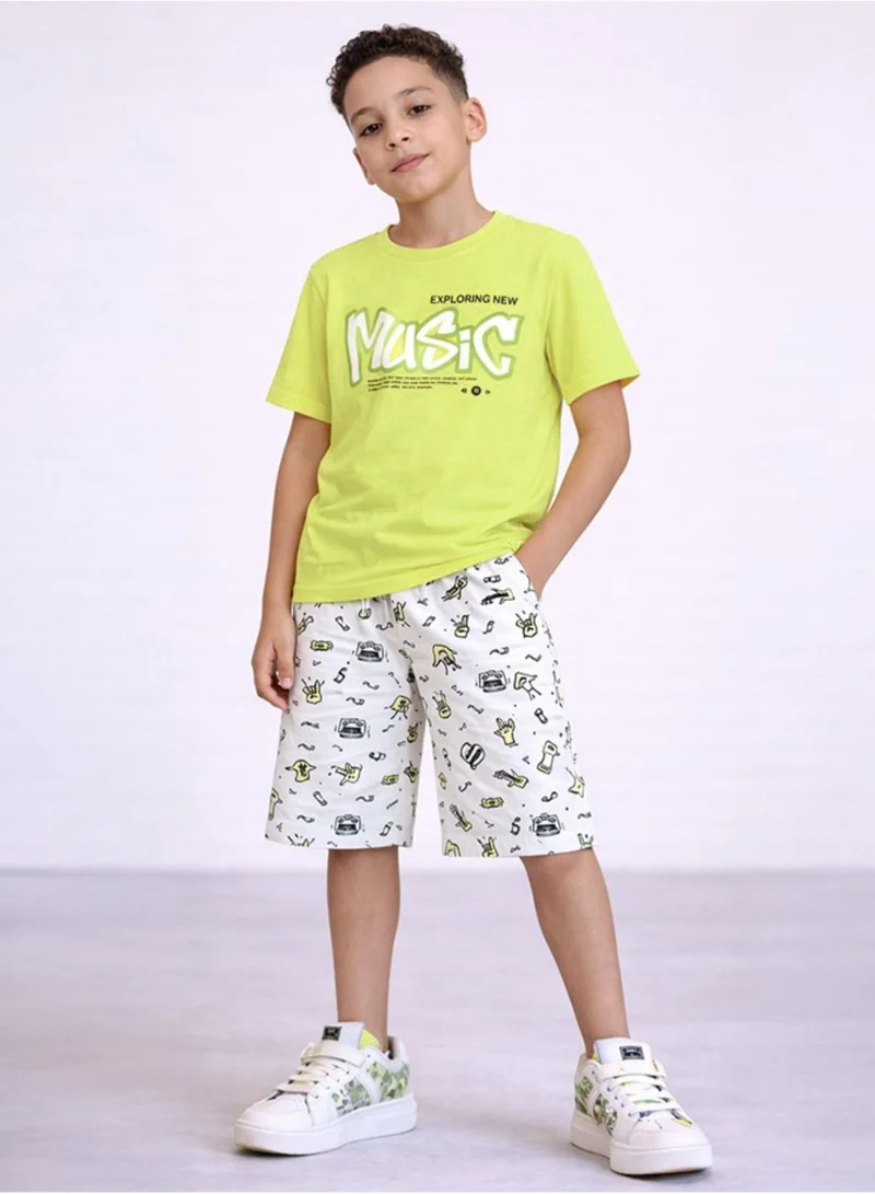 Victor And Jane  Boys’ Multipack – Graphic T-Shirts & Shorts Set (4 Pack) for Men | Best Price UAE