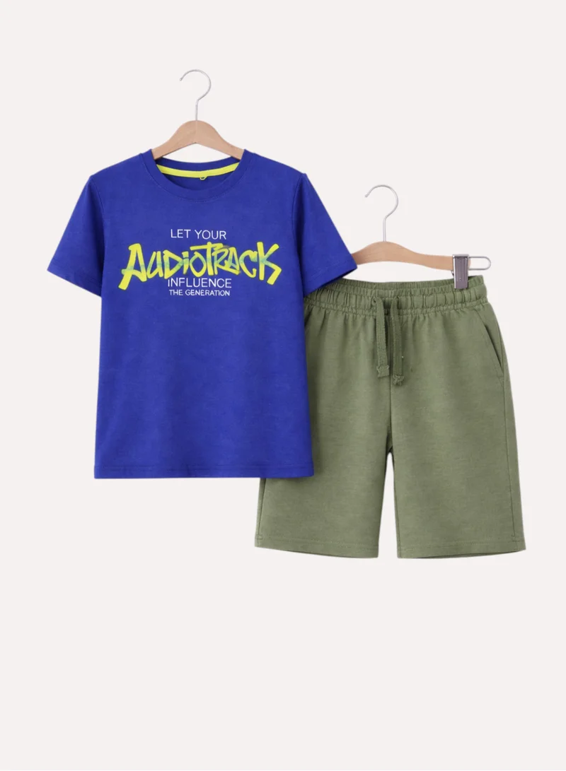 Victor And Jane  Boys’ Multipack – Graphic T-Shirts & Shorts Set (4 Pack) for Men | Best Price UAE
