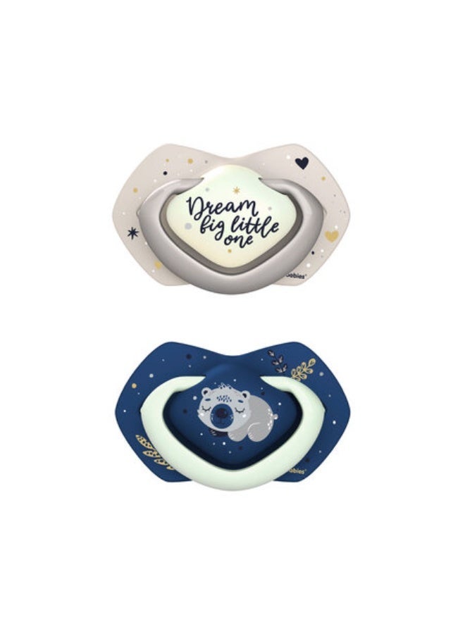 Canpol babies Silicone Soother Light touch 6-18m Symmetrical Glowing in the Dark SLEEPY KOALA 2 pcs - Image 4
