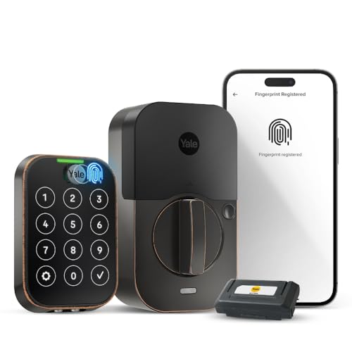Yale Security Yale Assure Lock 2 Touch Deadbolt, Oil Rubbed Bronze Smart Keyless Entry Door Lock with Wi-Fi Connected Touch Keypad and Fingerprint Scanner, YRD450-F-WF1-0BP - Image 1