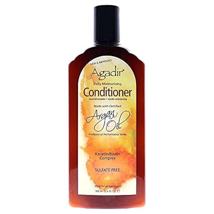 AGADIR Argan Oil Daily Moisturizing Conditioner, 12.4 Fl Oz - Image 1