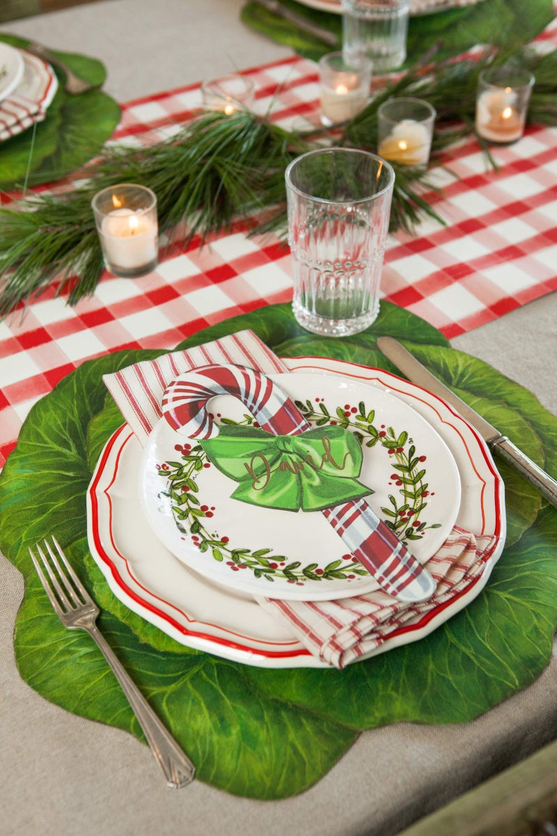 Hester & Cook Hester and Cook Paper Placemats for Dining Table - Disposable Round Paper Placemats for St. Patricks Days - Cabbage 12 Sheets - American Made - Image 3