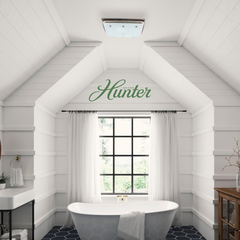 Hunter Ellipse 100 CFM Ceiling Exhaust Bath Fan with Light and Night Light - Imperial Bronze - Image 4