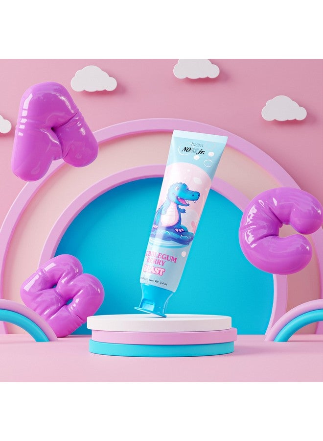 Biöm Nobs Jr. Kids Nano Hydroxyapatite Toothpaste - Fluoride Free, Sls-Free, Remineralizing - Dentist Formulated - Bubblegum Berry - Made In The Usa - Image 3