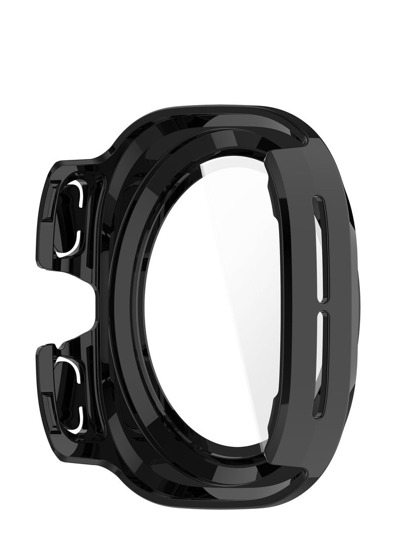 Generic - Case for Samsung Galaxy Watch Ultra 47mm Hard PC Case + Screen Protector Protective Cover Full Coverage Shockproof (Black) - Image 1