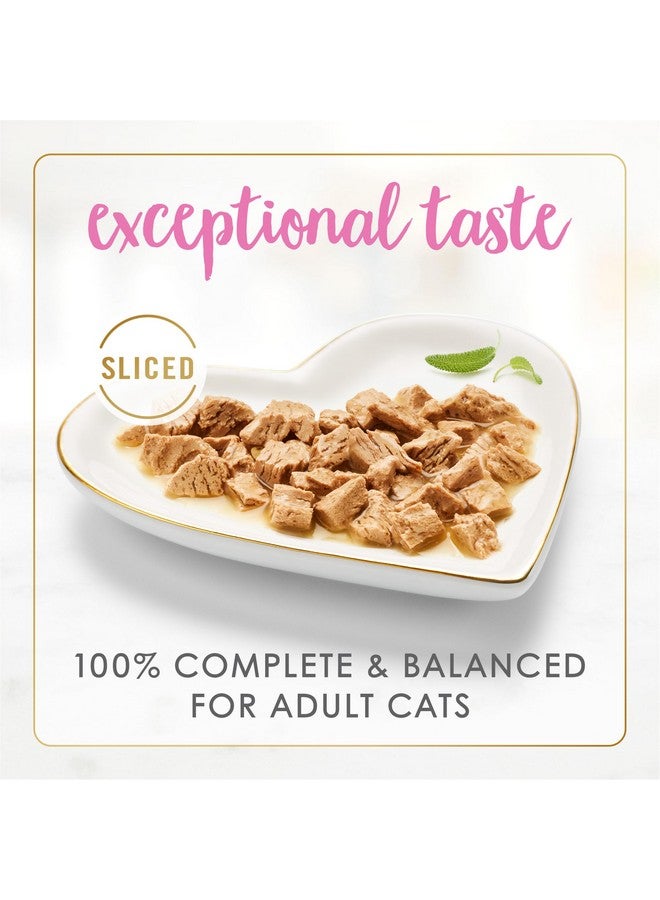 فانسي فيست طعام القطط الرطب بورينا فانسي فيست بشرائح قلوب وكبد الدجاج - عبوة من ٢٤ علبة، ٣ أونصات - Image 3