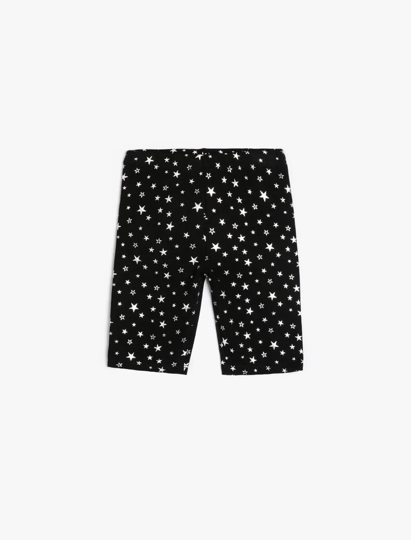 كوتون Koton | Printed Elastic Waist Capris