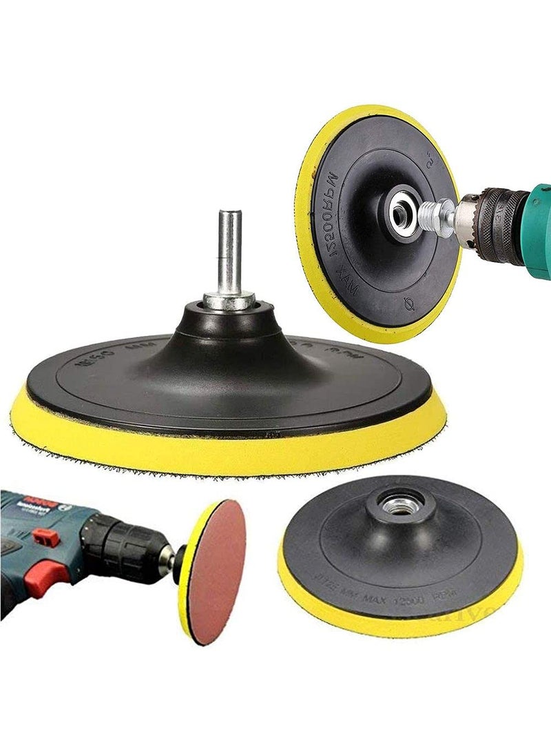 DIY Crafts Diy Crafts CT-DIY-HI-37863 With Drill Attachment Universal Nut Sanding Disc for Use on Wood, Metal & Leather Removing Paint Others Works, Pack of 1 Set, 5"  - Image 1