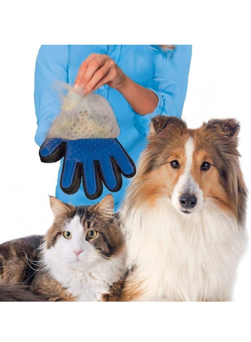 Five Finger Pet Grooming Deshedding Glove For Dogs, Cats, Rabit - Image 3