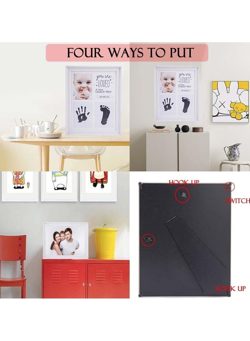 Beauenty Baby Handprint and Footprint Kit, Baby Keepsake Frame Kit, Memory Art Picture Frames for Create Baby's Prints, New Mom Gifts, Baby Registry, Nursery Decor - Image 3