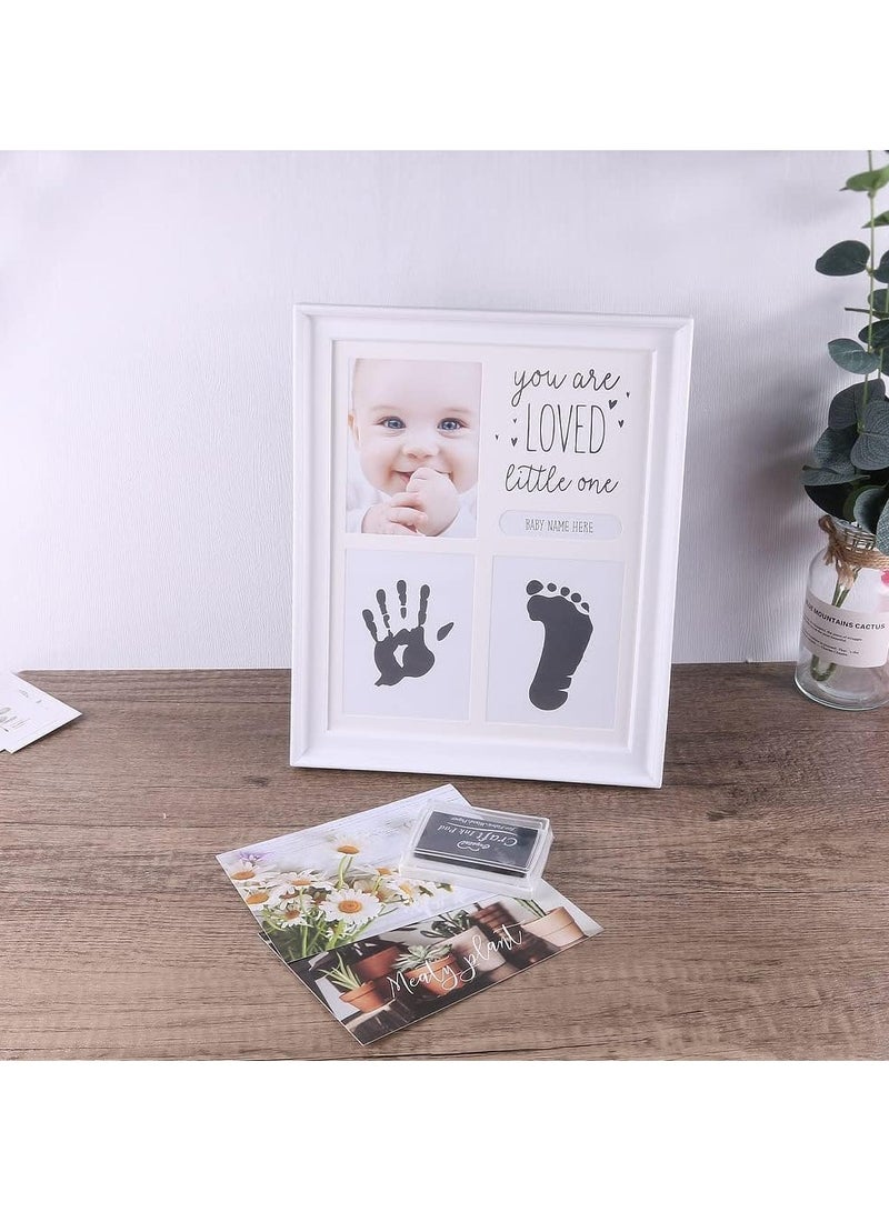 Beauenty Baby Handprint and Footprint Kit, Baby Keepsake Frame Kit, Memory Art Picture Frames for Create Baby's Prints, New Mom Gifts, Baby Registry, Nursery Decor - Image 5
