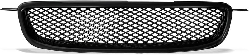 Armordillo USA T-R Mesh Style Front Hood Bumper Grille - Piano Black for 2003-2004 Toyota Corolla - Image 1