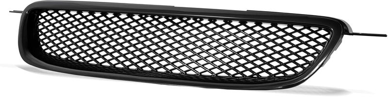 Armordillo USA T-R Mesh Style Front Hood Bumper Grille - Piano Black for 2003-2004 Toyota Corolla - Image 2