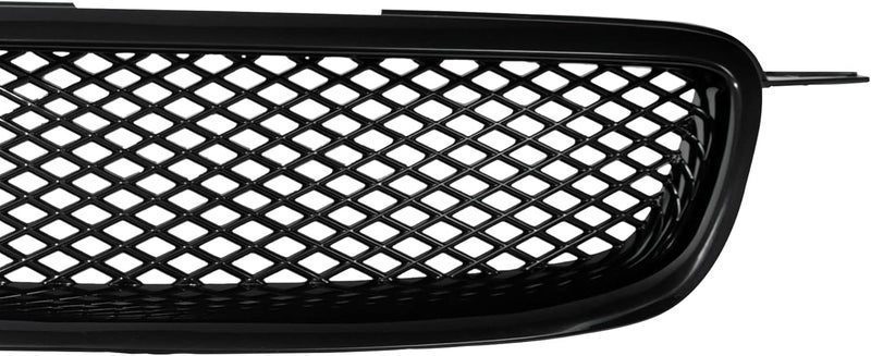 Armordillo USA T-R Mesh Style Front Hood Bumper Grille - Piano Black for 2003-2004 Toyota Corolla - Image 3