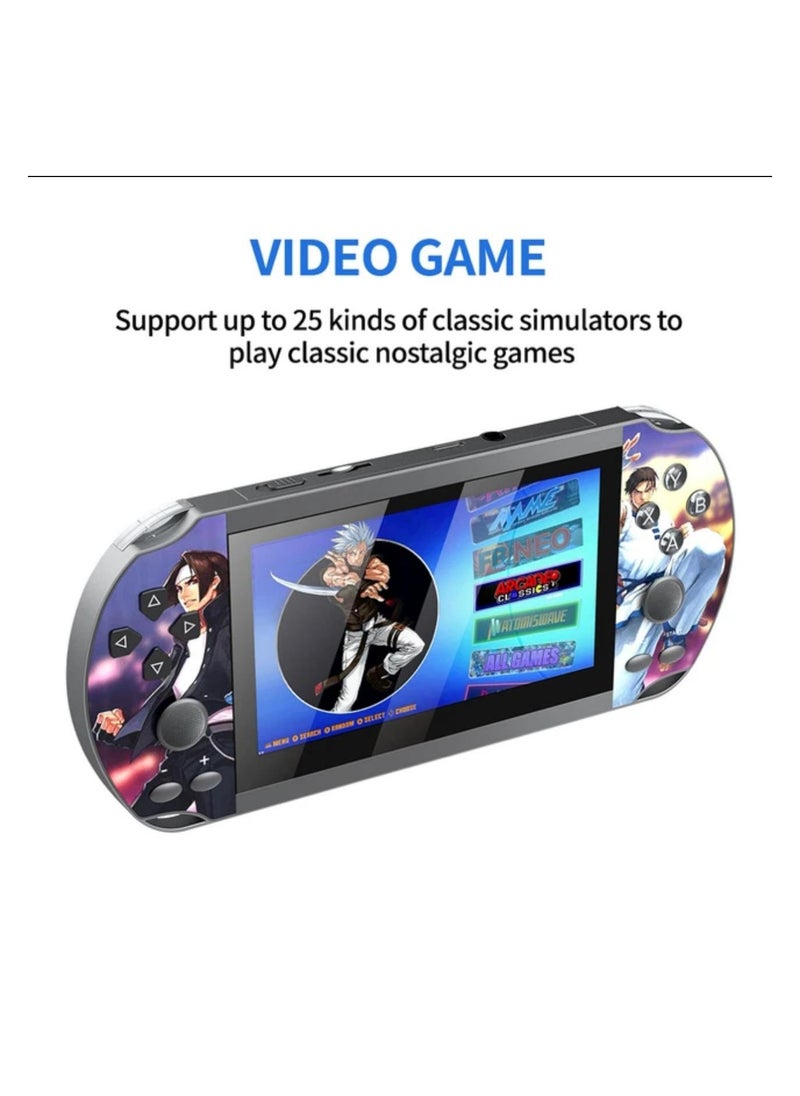 Generic - M7 Linux 4.3inch HD Retro Handheld Video Game Console Portable Pocket Video Game Player Support PS1/PSP/N64 25 simulators 3D rocker - Image 1