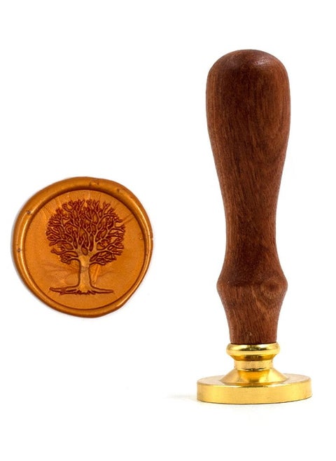 Design Wax Stamp Oak Tree
