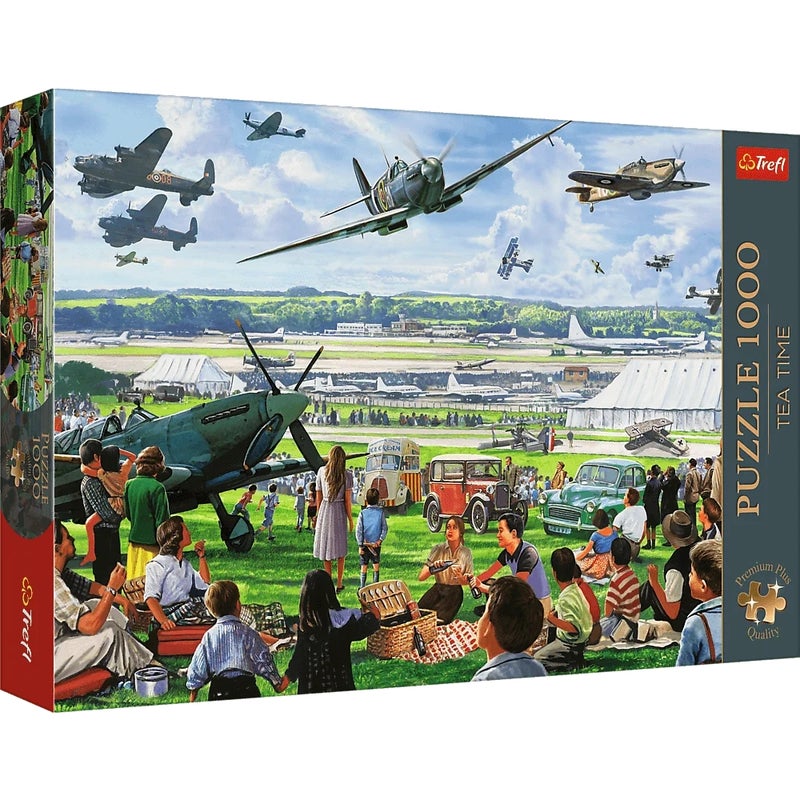 Trefl - Tea Time: Air Show Premium Puzzle 1000 Pieces - 10846 - Image 1