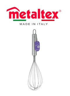 Metaltex Metaltex Imperial 6-Wire Egg Whisk – 28cm Stainless Steel with Ergonomic Handle, Beginner Series  - Image 1