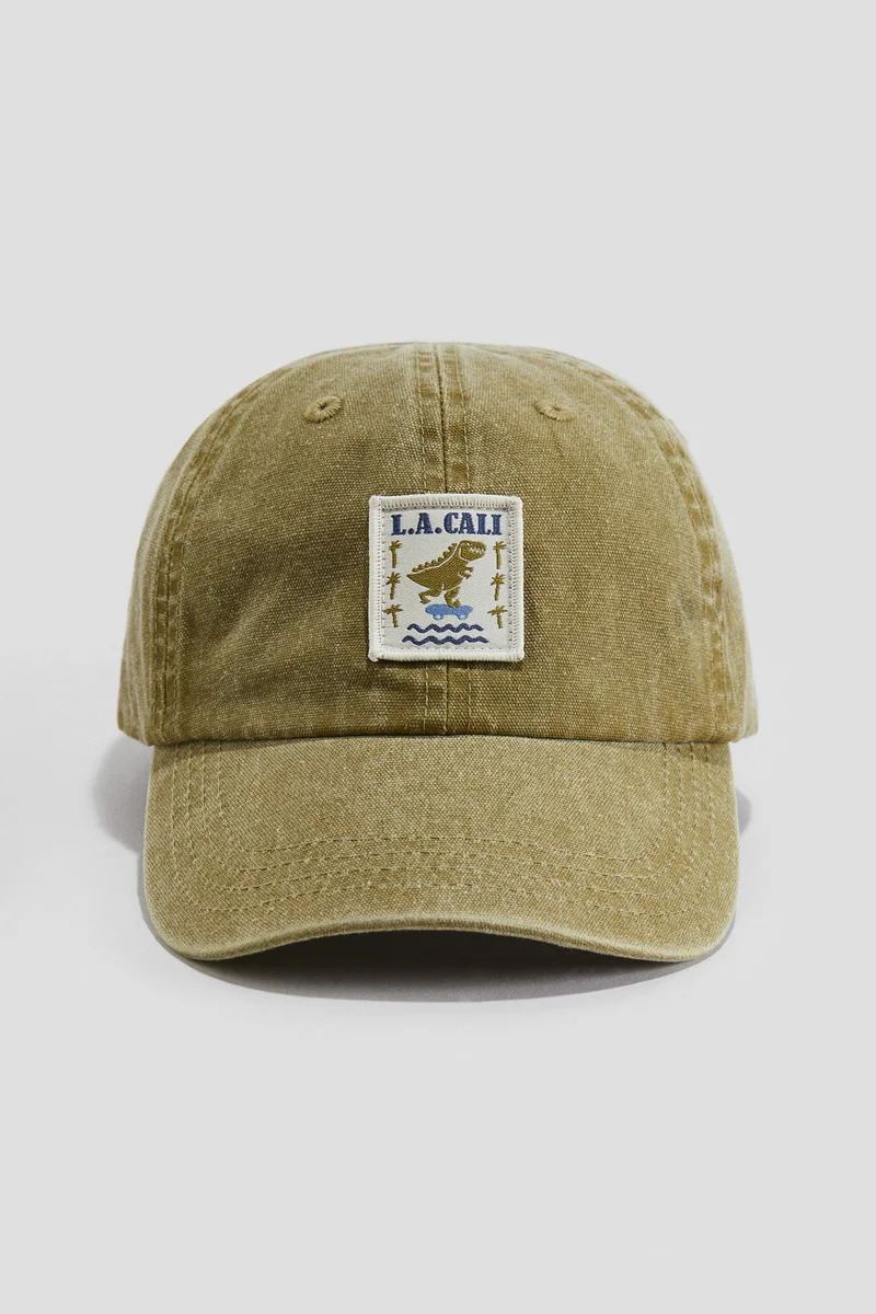 اتش اند ام قبعة من قطن التويل