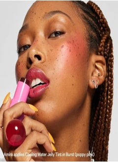 MILK MAKEUP Cooling Water Jelly Tint Lip + Cheek Blush Stain, Blush Stick for Cheeks, Jelly Blush Stick, Longlasting Non-Stick, Paraben-Free, 0.17 oz (Burst)  - Image 4