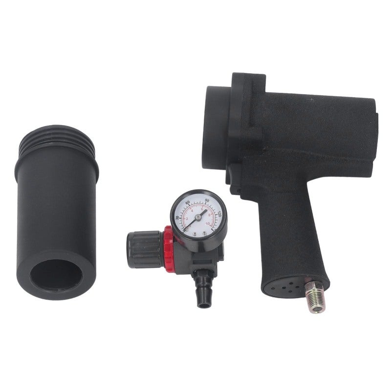 Pneumatic Caulk Gun: High Strength Metal Cylinder - Uniform Glue Application, Corrosion Resistant, Stable Pressure Caulking Applicator for Kitchen, Bathroom, Glass and Ceramic Sealing - Image 1
