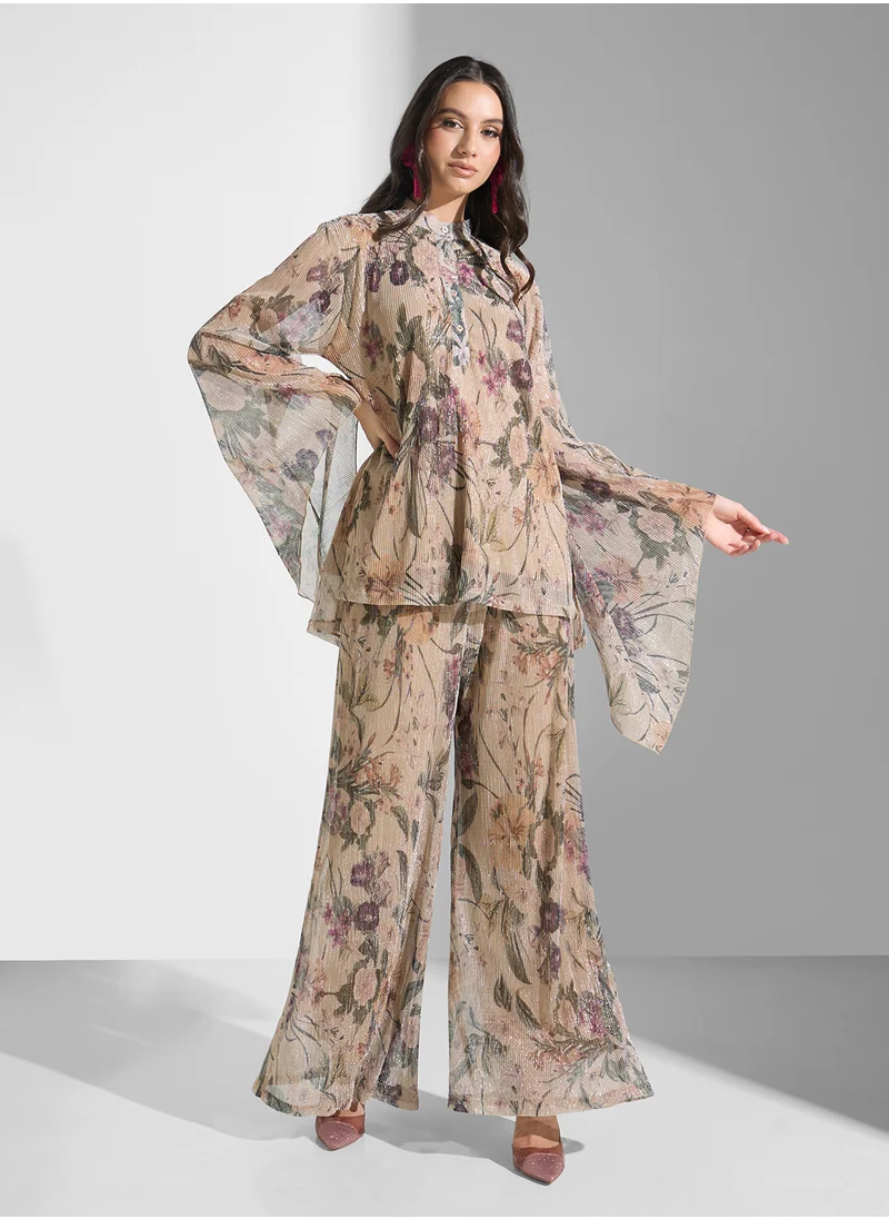 جولدن ابل Floral Print 2Pcs Set