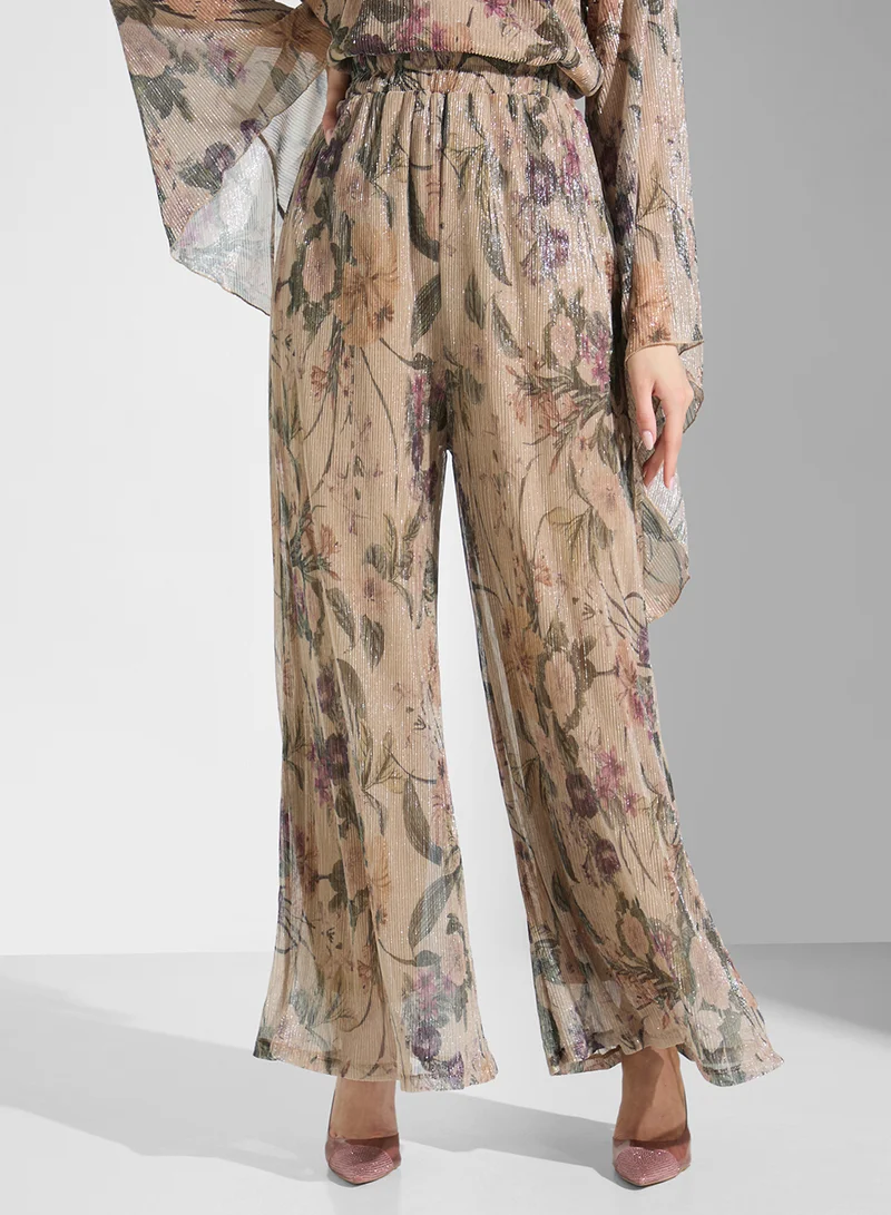 Golden Apple Floral Print 2Pcs Set