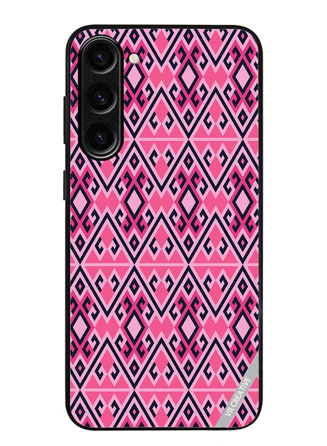 VR CREATIVE Protective Case Cover For Samsung Galaxy S23 Plus Strips Design Multicolour - Image 1