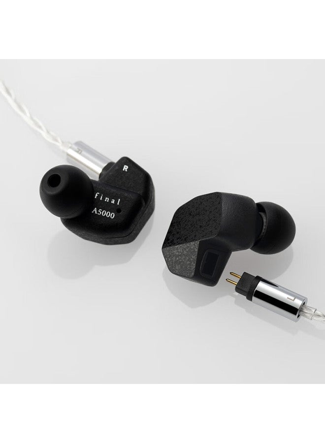 Final A5000 In-ear Wired Headphones, Hifi Sound Quality, Dynamic Driver, Replaceable Cable, Black - Image 4