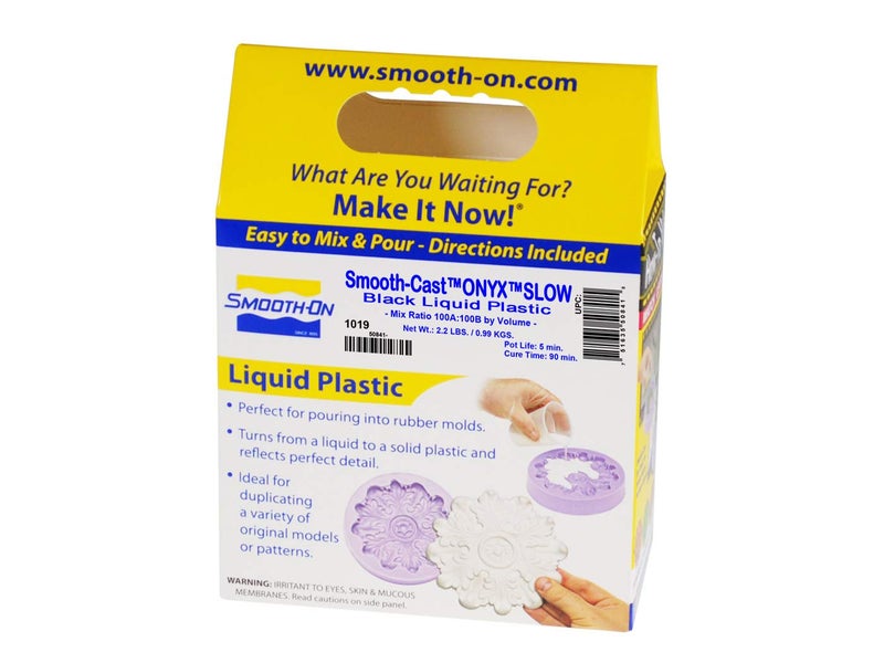 Smooth-On Smooth-Cast Onyx Slow - Ultra-Black Urethane Resin - Pint Unit - Image 1