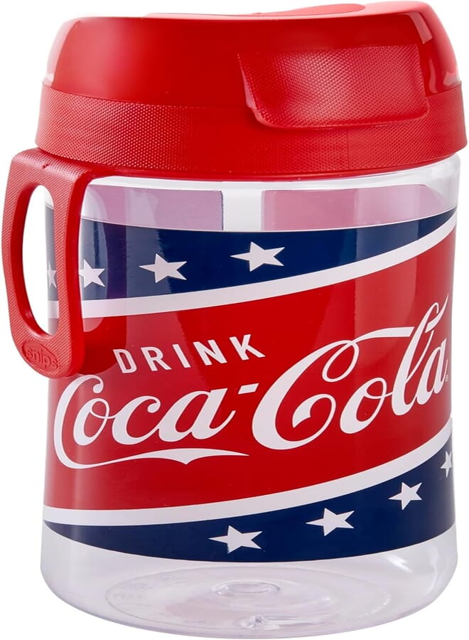 Snips, Coca-Cola 0.50 L, Bottle Coca-Cola 7 x 20 cm, Flask Recycled Plastic Tritan Renew, Reusable Bottle Made in Italy, 0% Bpa