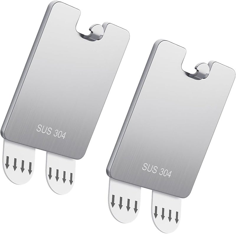 خطاف حائط من الفولاذ المقاوم للصدأ بدون حفر، أجهزة تعليق إطارات الصور سريعة الإعداد، محمولة للاستخدام المنزلي - Image 4