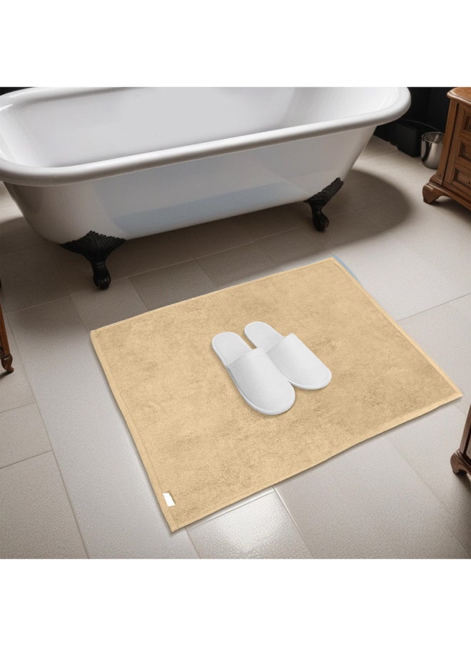 Hotel Linen Klub Hotel Linen Klub LUXURY PACK of 4 Bathroom Towel Sets - 100% Cotton 650 GSM Terry Dobby Border Ring Spun - Super Soft ,Quick Dry,Highly Absorbent ,Bathroom Towel Set with 900GSM Bath Mat, Beige  - Image 4