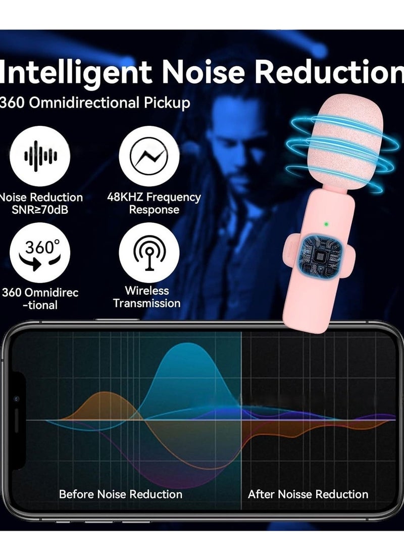 M MIAOYAN Wireless Lavalier Microphone 3-in-1 New Model With Three Connectors Mini Microphone  - Image 4