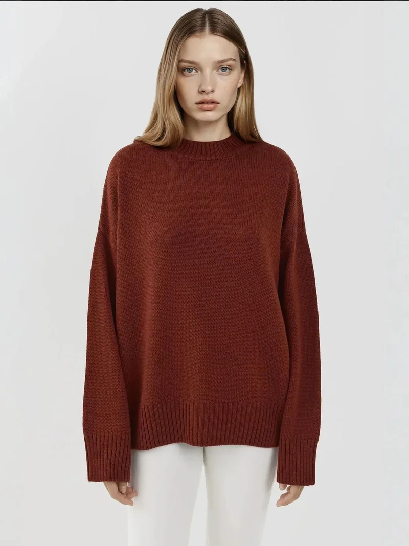 HICCUP Crew Neck Cozy Sweater