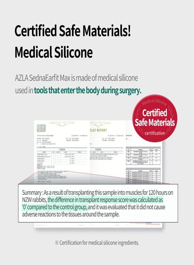 AZLA SednaEarfit MAX ASMR Standard(M/ML/L) - Earbud Tips for Wireless Headphones - Noise Canceling Earbuds Replacement Tips - Eartips Compatible with Sony, Beats, JLab, Samsung, Sennheiser, Skullcandy - Image 3